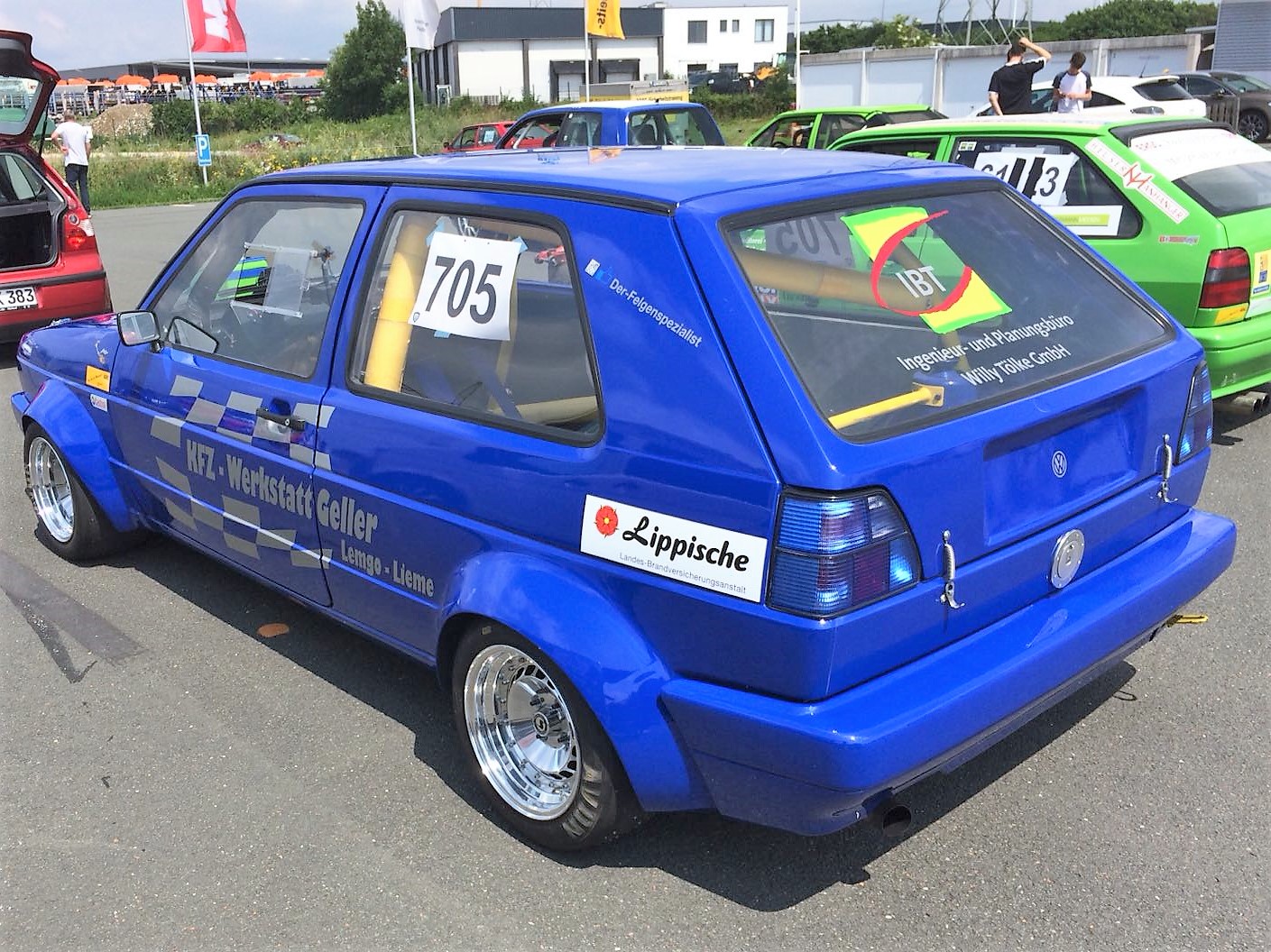 TH-Line 13 Zoll auf VW Golf 2